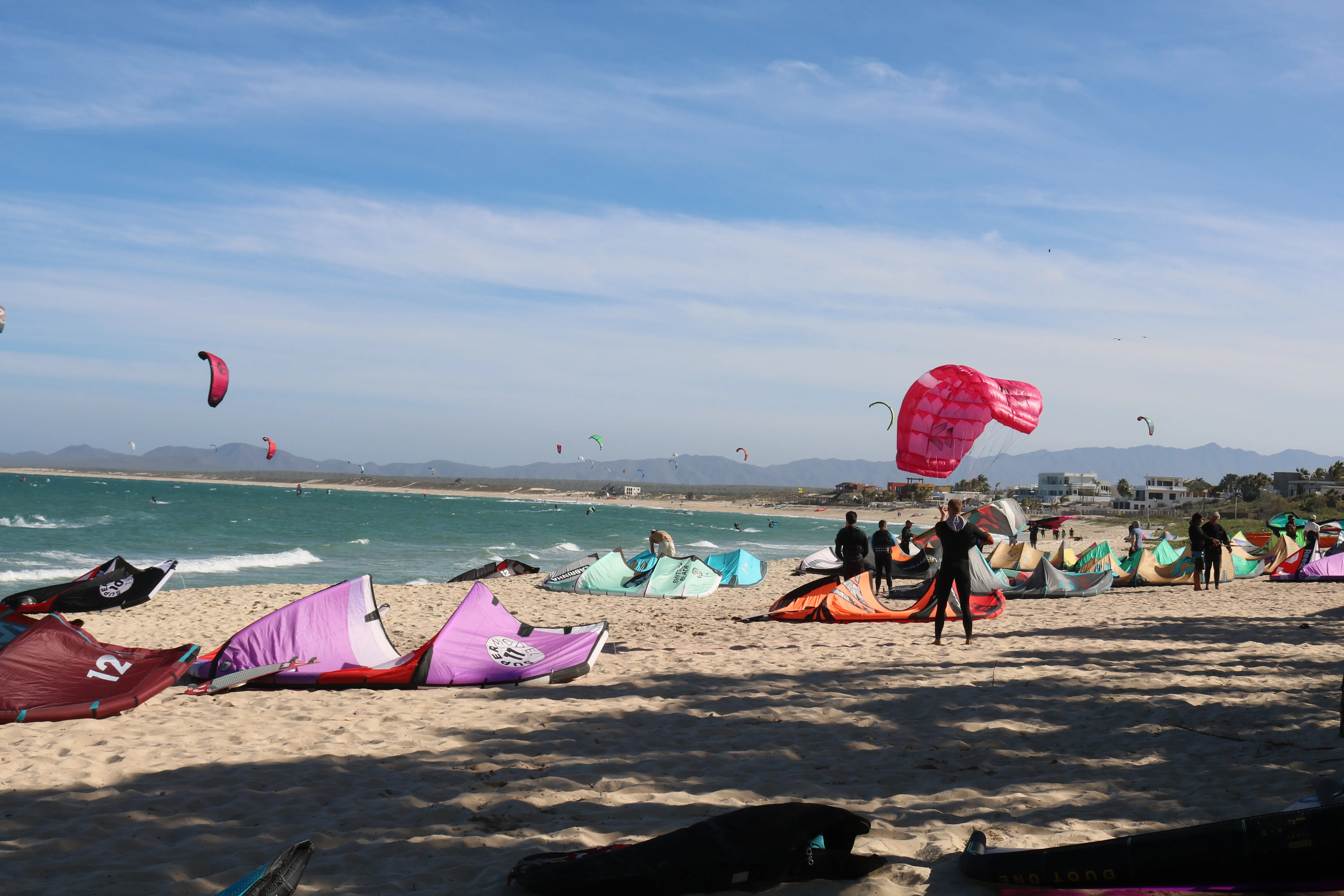 Sunset over La Ventana beach